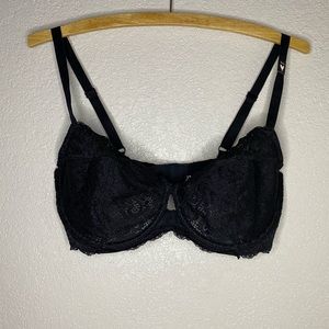 Victoria’s Secret Unlined Black Demi lace Bra with underwire